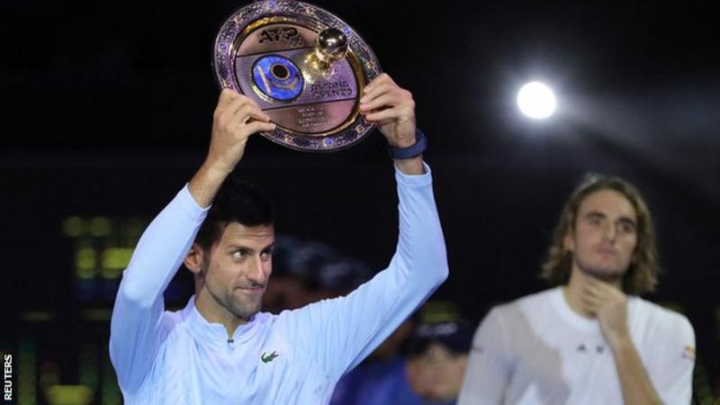 Novak Djokovic clinched his 90th ATP title by winning the Astana Open final.