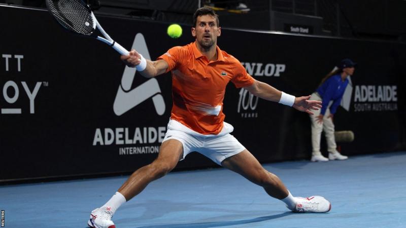 Novak Djokovic stormed into the semifinals of Adelaide International.