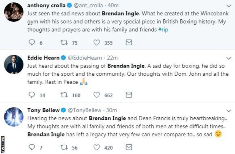 Brendan Ingle 'was a legend and treated champions and sixyearolds the same' BBC Sport