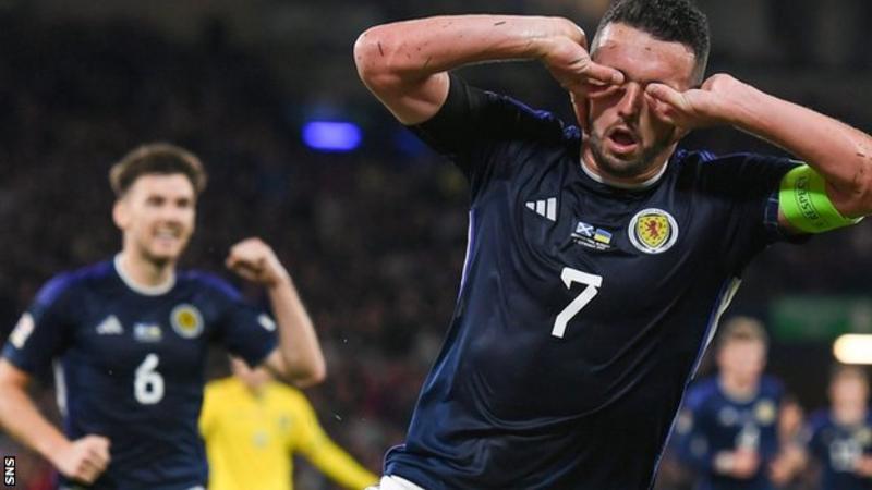 Scotland sealed the top spot of Group B1 defeating Ukraine at the Nations League.