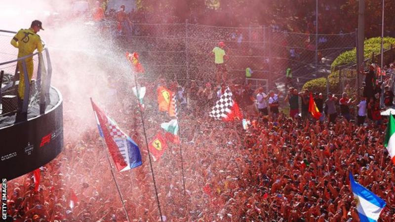 Red Bull's Max Verstappen clinched the Italian Grand Prix title.