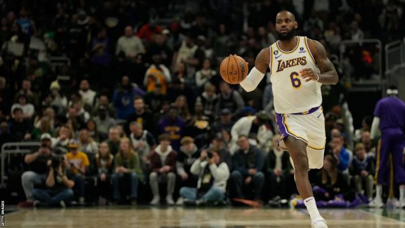 LeBron James surpassed Magic Johnson on the NBA's all-time assists list.