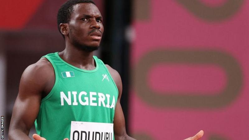 Nigerian sprinter, Divine Oduduru has been handed ban for two anti-doping violations.