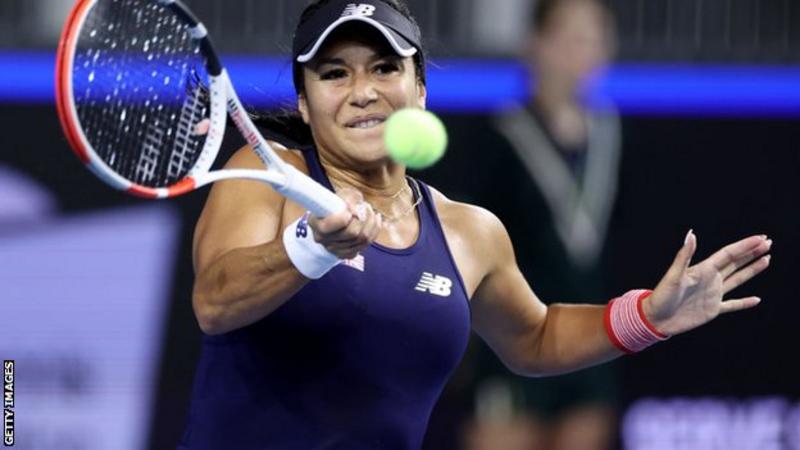 Heather Watson's victory awarded GB 1-0 lead over Spain at the Billie Jean King Cup.