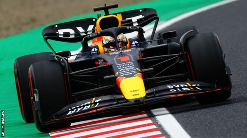 Max Verstappen snatched the pole position at Japanese Grand Prix practice.