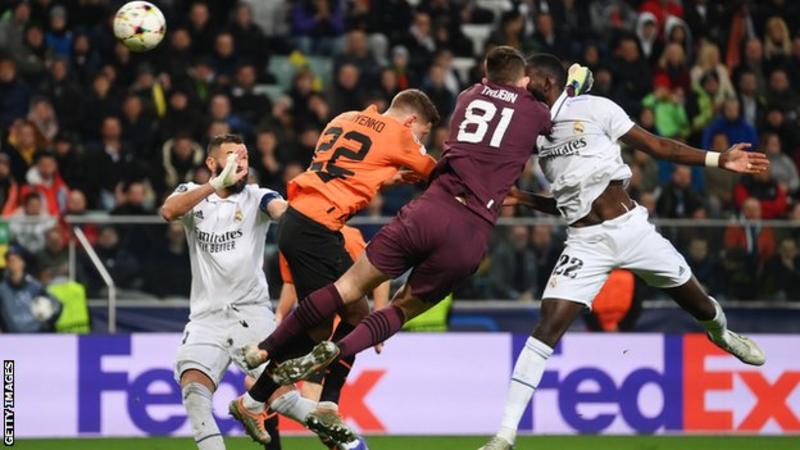 Antonio Rudiger's late goal secured Real Madrid's draw against Shakhtar Donetsk.