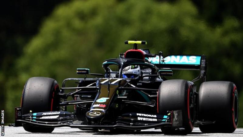 Valtteri Bottas beats Lewis Hamilton to Austrian Grand Prix pole _113242242_bottas2getty