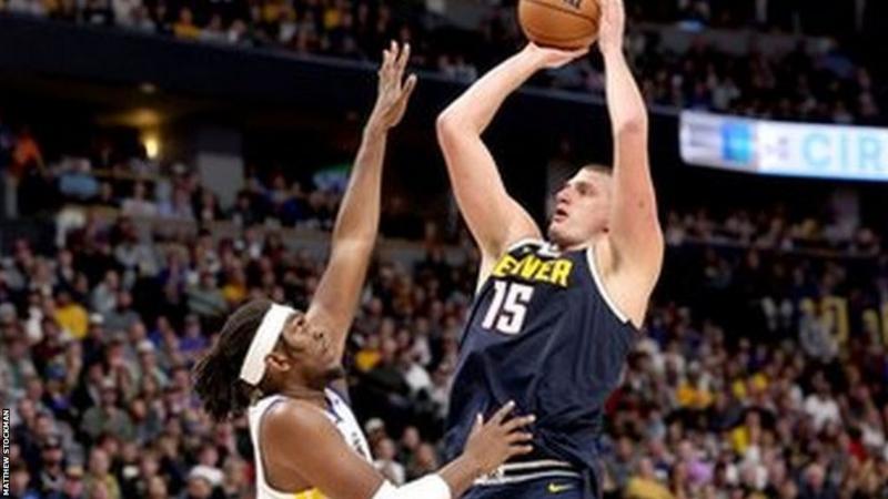 NBA Champions Denver Nuggets thrashed Golden State Warriors by 108-105 in a tight contest.