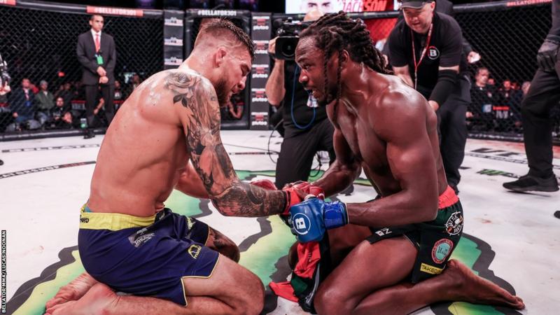 Jason Jackson thrashed Yaroslav Amosov to claim the welterweight title at Bellator 301 in Chicago, Illinois.