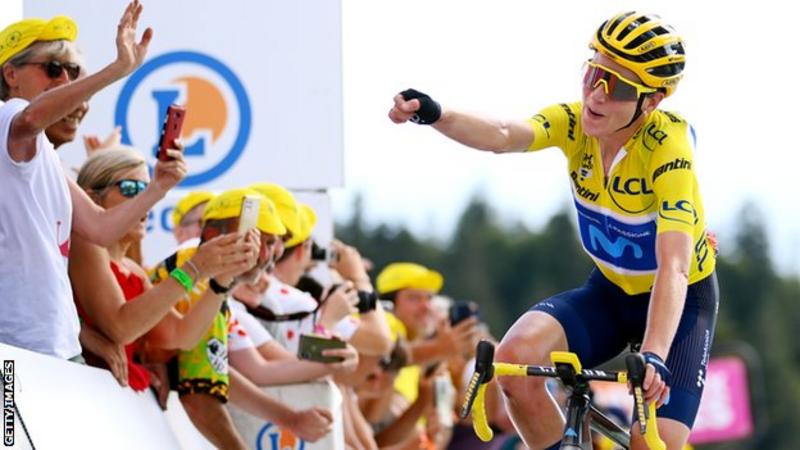 Dutch cyclist Annemiek van Vleuten clinch the inaugural Tour de France Femmes title.