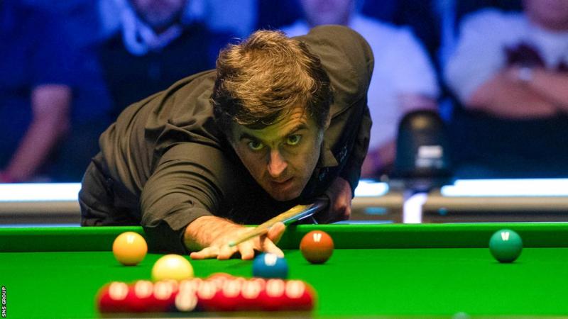 Ronnie O'Sullivan missed out fastest televised century break at the Scottish Open.