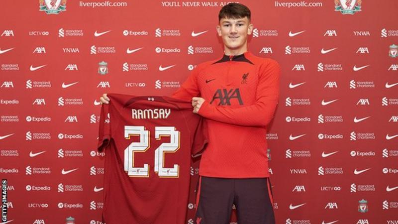 Scotland's U21 international Calvin Ramsay completes signing with Liverpool FC.