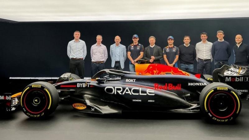 The launch of Red Bull's car for the 2024 season