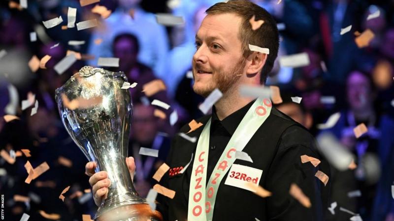 Mark Allen clinched his maiden UK Championship title.