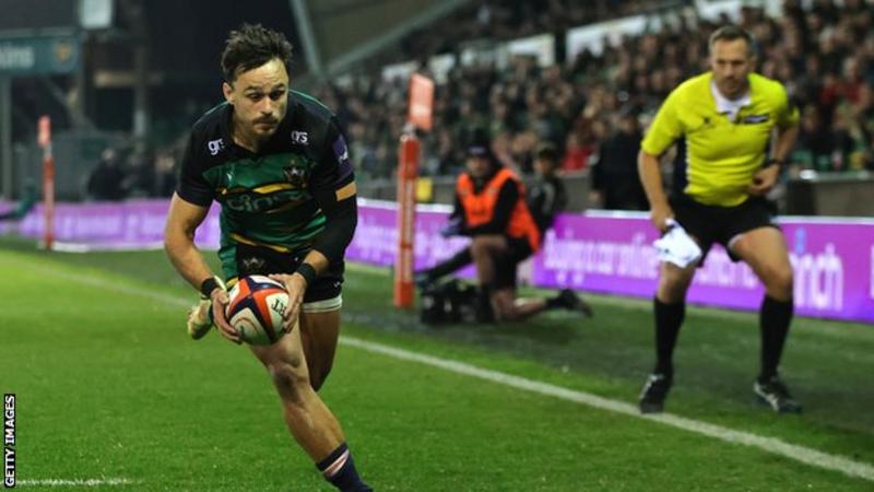 Northampton Saints smashed out Harlequins in the Premiership Rugby Cup.