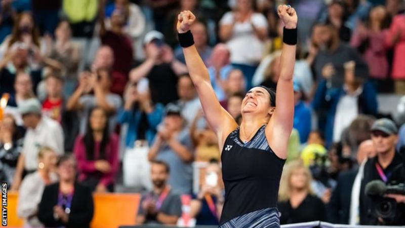 Caroline Garcia clinched the biggest singles title of her career at the WTA Tour Finals.