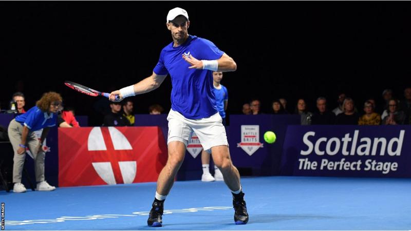 Andy Murray claimed victory over England's Jack Draper while Dan Evans had won the opening match at Battle of the Brits.