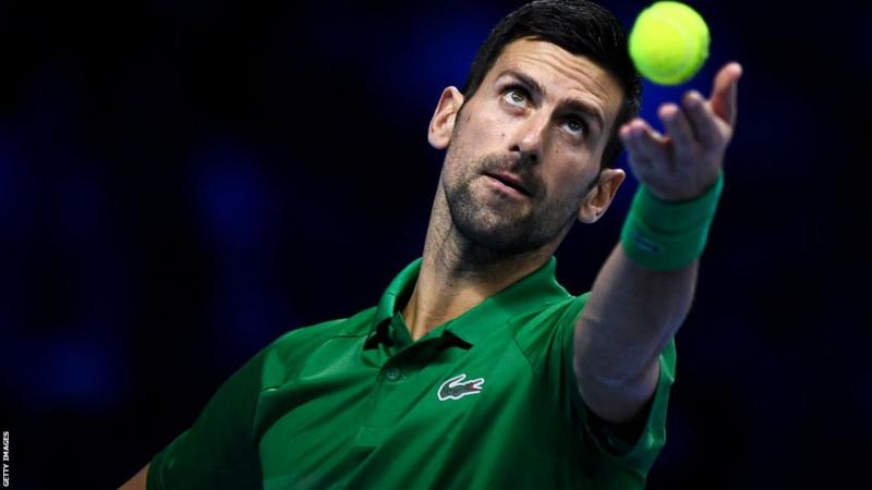 Novak Djokovic stormed into the semi-finals of ATP Finals.