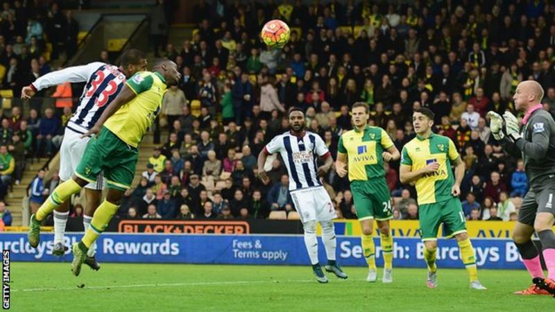 Norwich City 0-1 West Bromwich Albion - BBC Sport