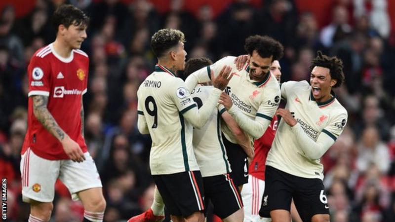 Man Utd thrashed at home by Liverpool