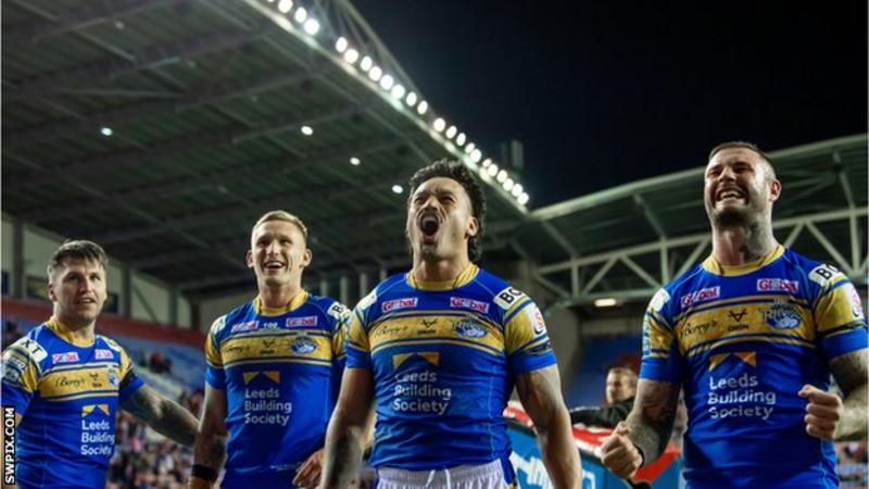 Leeds Rhinos taunts a challenge to defeat St Helens at Super League Grand Final.