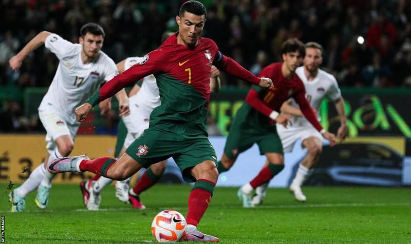 Portugal's forward Joao Felix runs with the ball during the EURO 2024  News Photo - Getty Images