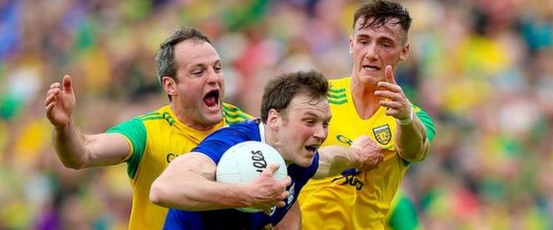 Action fron the 2019 Ulster final between Donegal and Tyrone