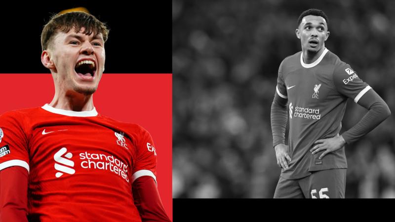Conor Bradley and Trent Alexander-Arnold