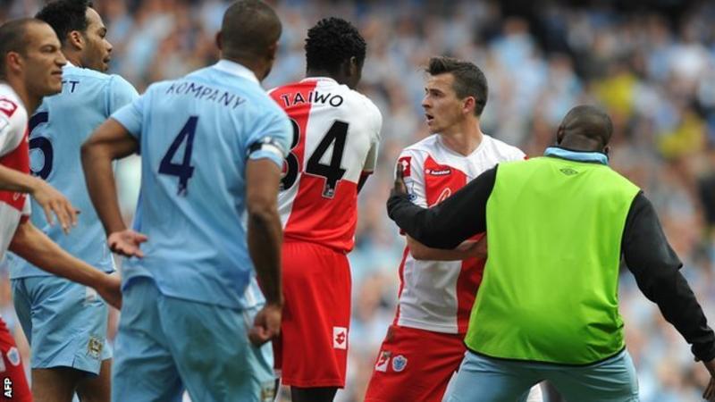 Joey Barton facing lengthy ban after red card in QPR defeat - BBC Sport