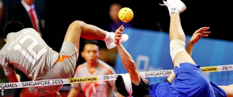 Sepak takraw chief wants 'foot-volleyball' sport at Olympics - BBC Sport