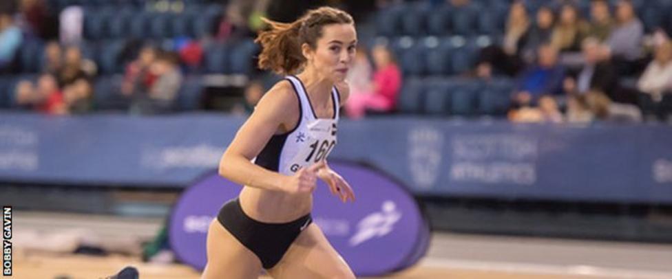 Scottish Indoor Athletics Alisha Rees Breaks 35 Year 200m Record Bbc