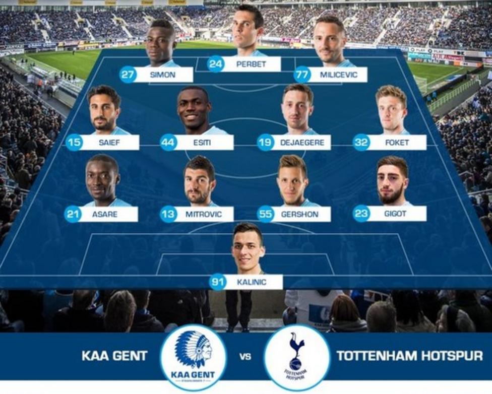 Gent 1-0 Tottenham Hotspur - BBC Sport