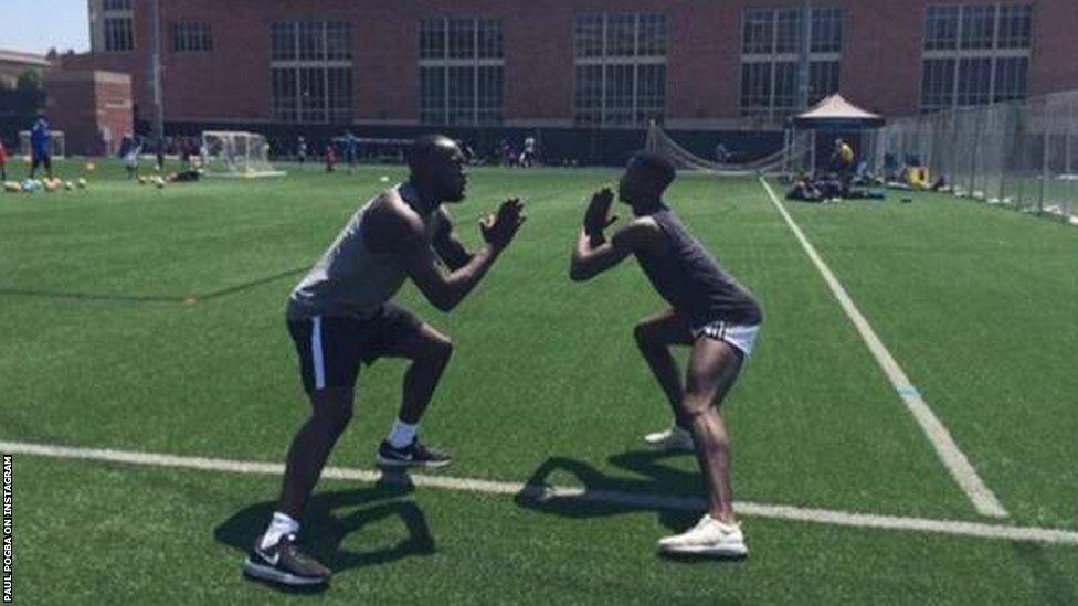 Lukaku and Pogba have been keeping fit together this summer