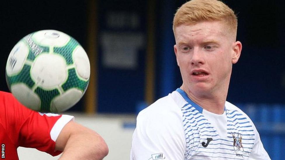 Joshua Kelly Midfielder moves to Sky Blues from Ards BBC Sport