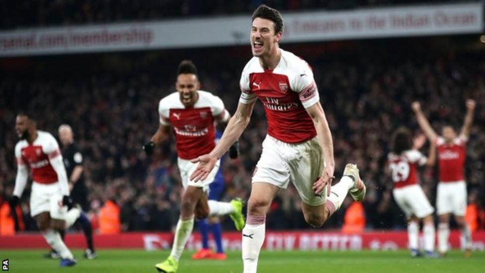 Arsenal 2-0 Chelsea: Alexandre Lacazette and Laurent Koscielny score in ...