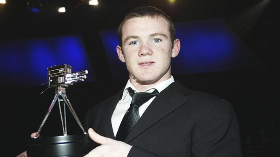 Wayne Rooney Wins Young Sports Personality Of The Year Award In 2002 Bbc Sport