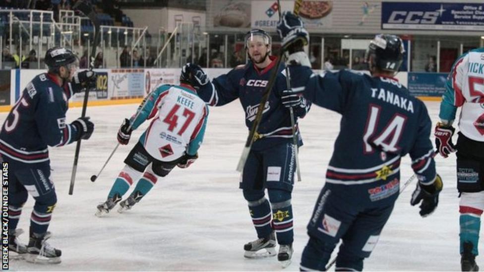 Ice hockey Dundee Stars enjoy fourpoint weekend BBC Sport