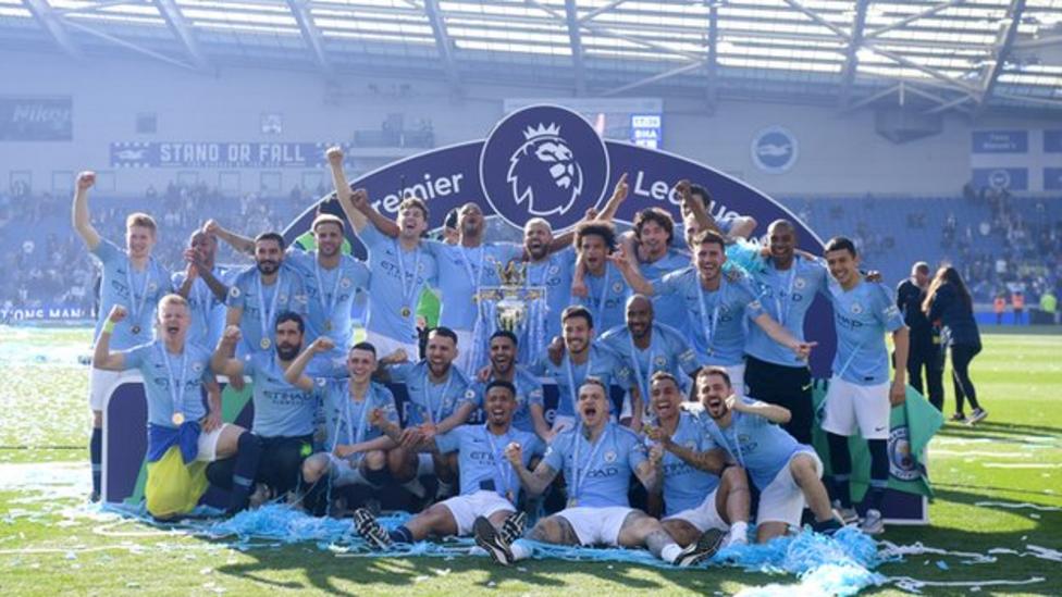 Brighton 1-4 Man City: Visitors Come From Behind To Clinch Title - BBC ...