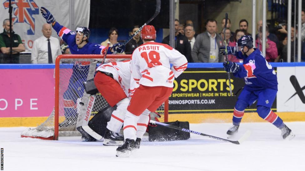 Ice Hockey Great Britain beat Poland in overtime in World Championship