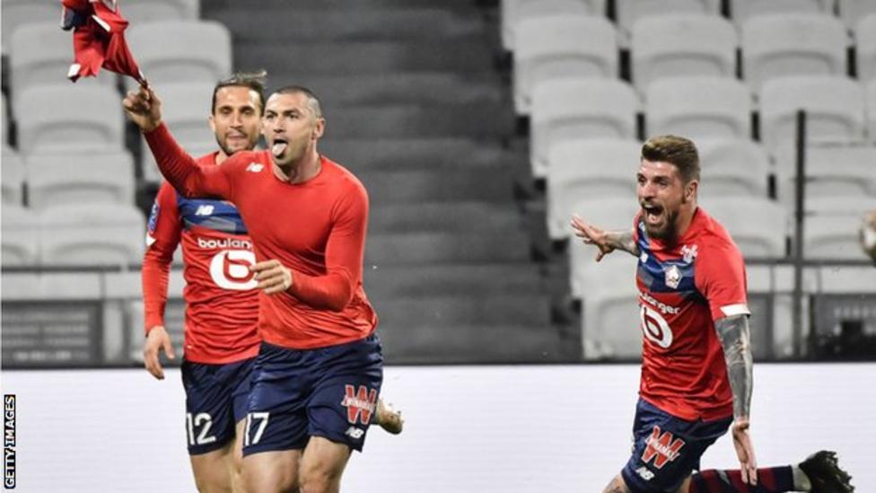 Lyon 2-3 Lille: Visitors lead Ligue 1 after fight back ...