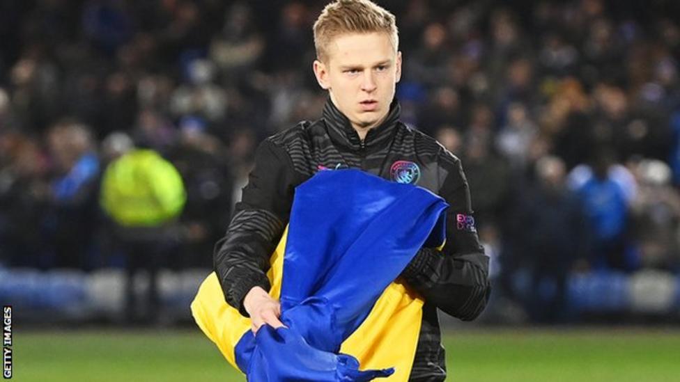Ukraine conflict Ukraine and Man City's Oleksandr Zinchenko on Russian
