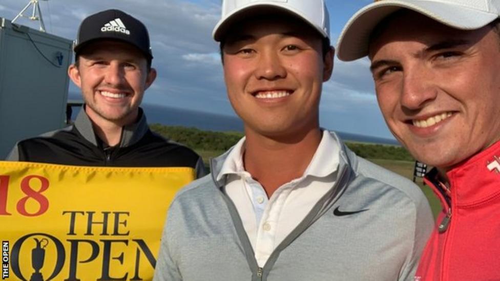 Open britain. Brandon Wu. Sam Locke Golf.