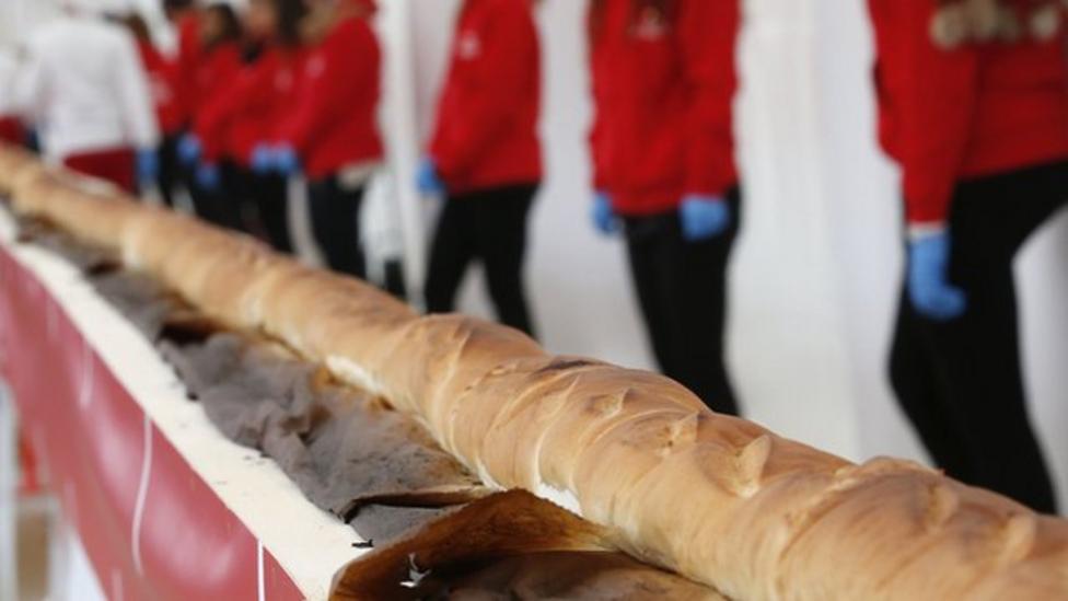 World's longest baguette