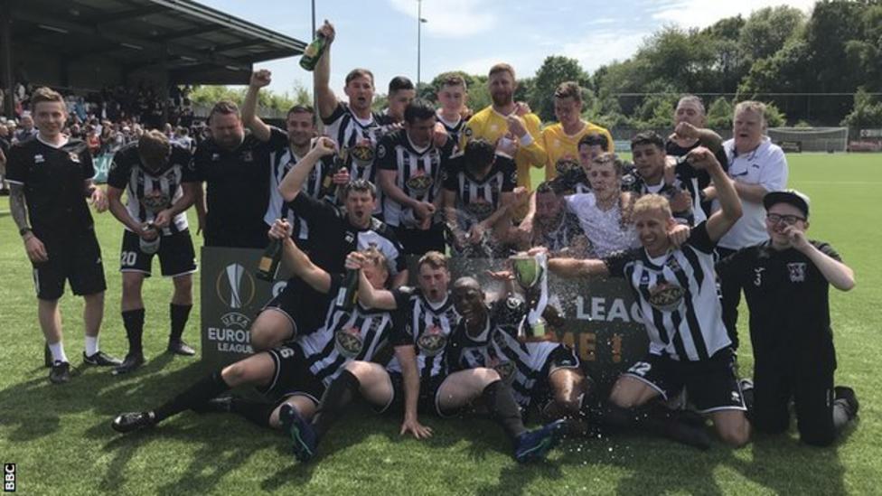 Welsh Premier League playoff final Cefn Druids 10 Cardiff Met BBC