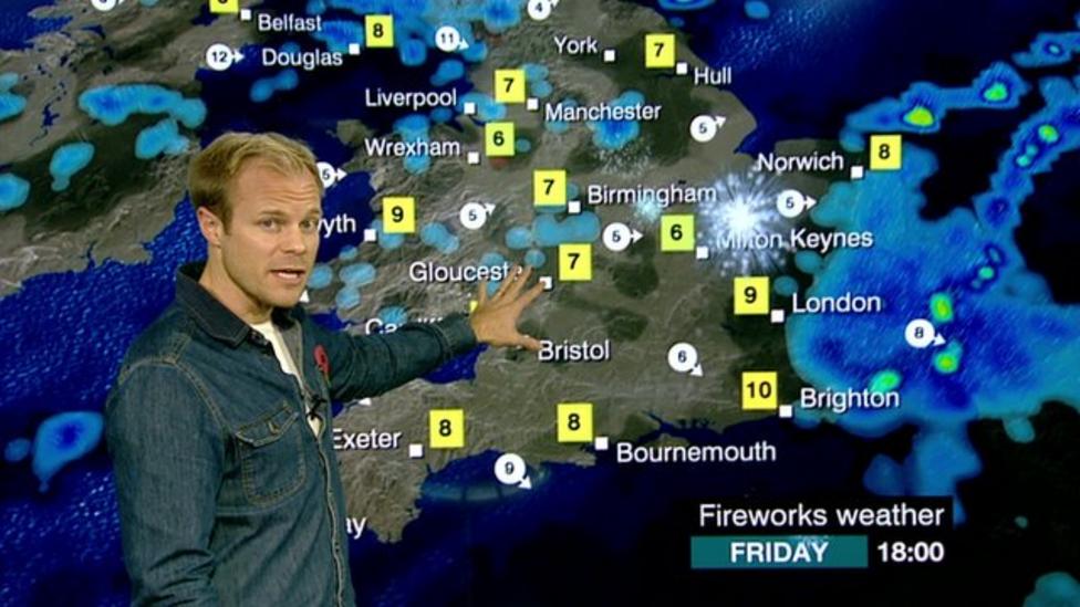 Your Fantastic Fireworks Weather Forecast Cbbc Newsround