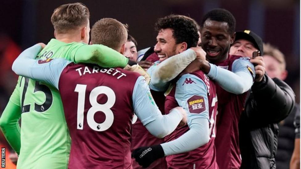 Aston Villa 2-1 Leicester City (Villa win 3-2 on aggregate): Villa into ...