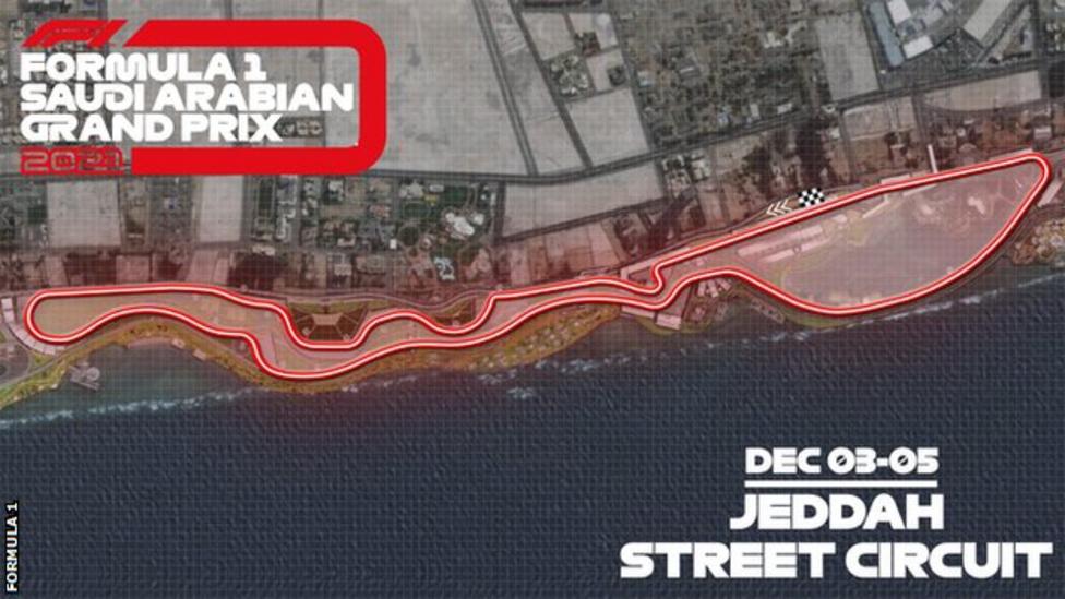 Formula 1 Saudi Arabian Grand Prix to be fastest street track - BBC Sport