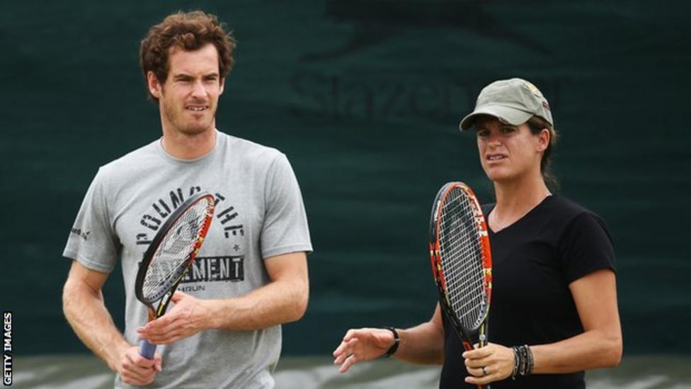 Andy Murray and Amelie Mauresmo