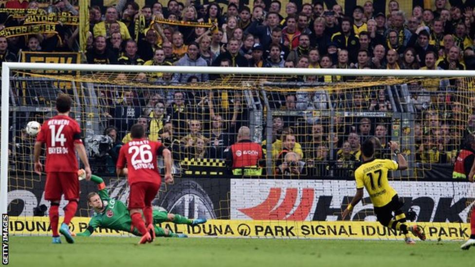 Borussia Dortmund 3-0 Bayer Leverkusen - BBC Sport