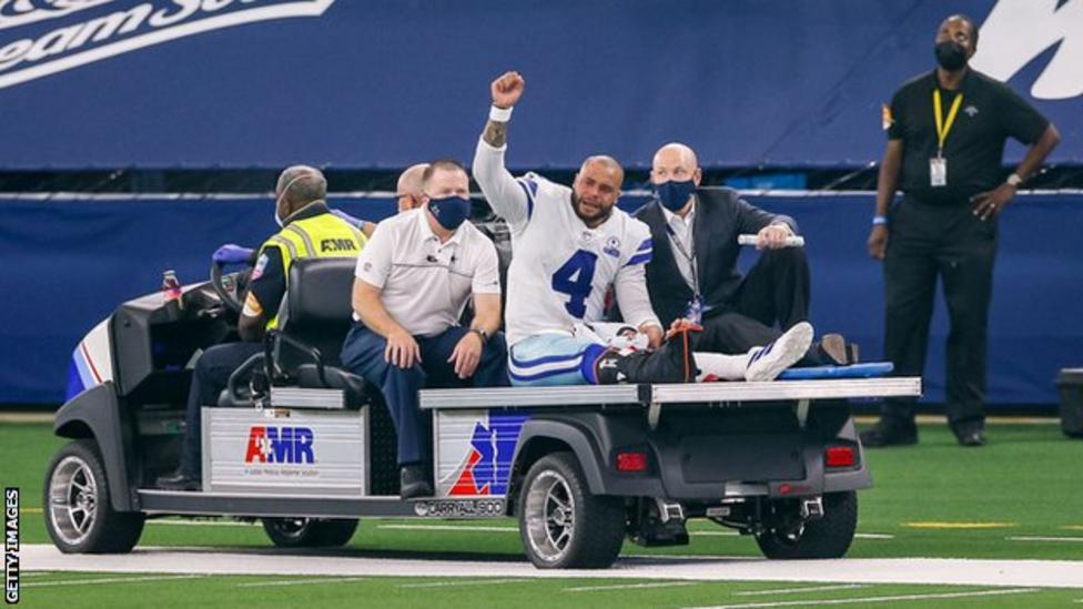 Dak Prescott Cowboys quarterback undergoes surgery on ankle injury